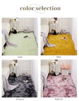 VIKAMA Alfombra De Seda Y Lana Verde Lujo Para Dormitorio Y Sala De Estar Alfombra Nórdica Para Mesa De Café Y Lado De Cama Para Habitación De Niña - details 10