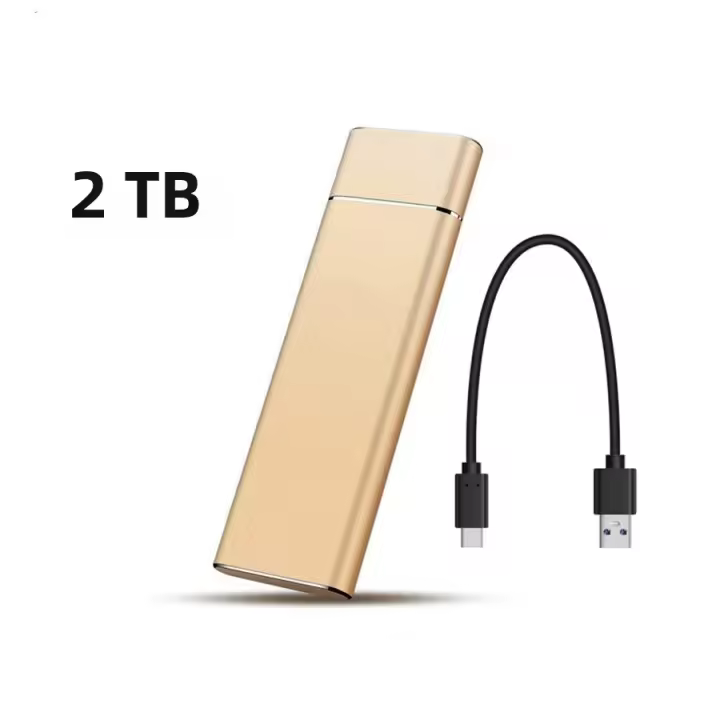 Disco Duro Portátil SSD externo de Alta velocidad 2TB/20TB/30TB Typo-C/USB 3,1 para PC portátil MAC compatible con MrLabel - 1