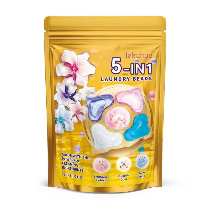 Perlas de Lavado 5 en 1 para Eliminación de Manchas y Frescura |   Seguro para Todo Tipo de Tejidos, Control de Olores, Reducción Microbiana, Lavado Fácil y Ecológico - 1