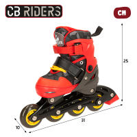 CB Riders - Patines en línea con diseño de fantasmas talla 28-32 - details 3