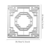 Método De Corte Y Enfoscado De Metal Para DIY Tarjetas De Compra Y Scrapbooking Herramienta De Manualidades Tradicional Chino Marco De Nudo En Valla - details 7