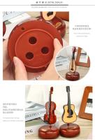 Caja De Música Giratoria Con Guitarra Y Violín Regalo De Cumpleaños Para Niñas Decoración Creativa Para El Salón - details 7