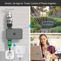 Controlador De Riego De Jardín Inteligente Automático Con Timer Bluetooth Alexa Operado Por Batería Para Vivero Jardín - details 5