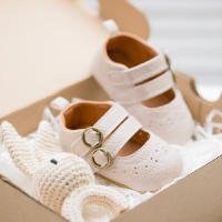 Zapatos De Bebé Niña Princesa Vestido PU Suela De Goma Antideslizante Nudo Mariposa Infantil Cuna Primeros Pasos Niña Recién Nacida - details 27