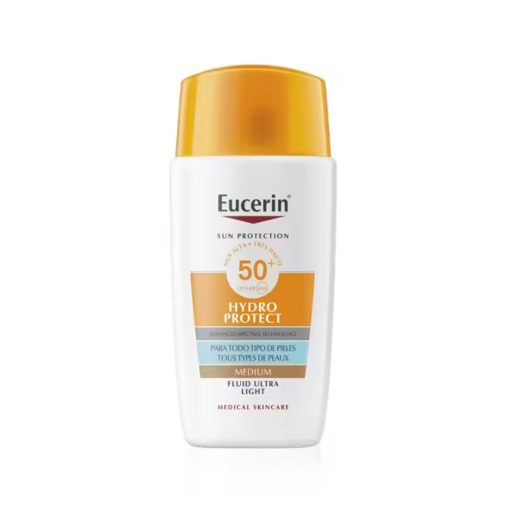 Eucerin Sun Face Hydro Protect Fluid FPS50+Tinted Medio 50 ml - 1