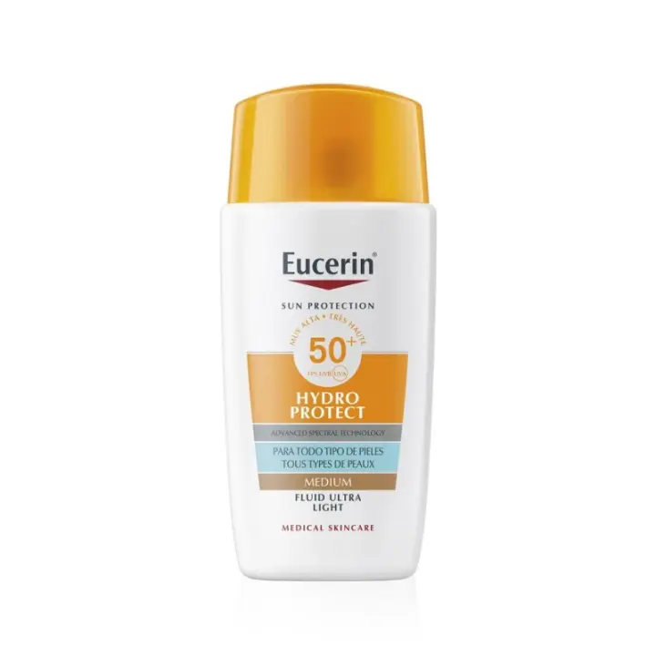 Eucerin Sun Face Hydro Protect Fluid FPS50+Tinted Medio 50 ml - 1