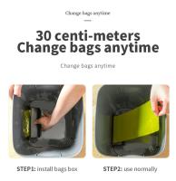 Basurero Automático 12L Con Sensor Táctil Para Cocina Y Baño Caja De Basura Eléctrica Inteligente Impermeable Con Tapa Recipiente Ecológico - details 9