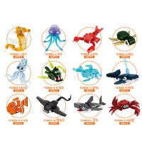 Bloques De Construcción Tema Jardín De Vegetales Y Animales Lindos Dragonfly Spider Mantis Centipede Grasshopper Honeybee Para Niños Mayor De 6 Años Material ABS Sin Batería - details 18