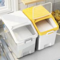 Caja De Almacenamiento De Arroz Grande Dispensador De Granos Jarra De Alimentos Secos Organizador De Cocina Contenedor De Alimentos Para Mascotas - details 7