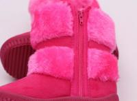 Botas De Nieve Para Niñas Y Niños Diversas Tallas De 7 a 13 Años Cuero PU Transpirable Y Cálida Con Suela De Goma Botines De Otoño Para Niños Princesa - details 8
