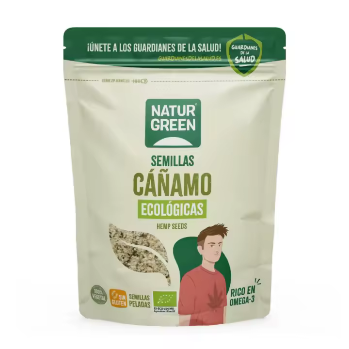 Semillas de cáñamo peladas bio Naturgreen 400g. - 1