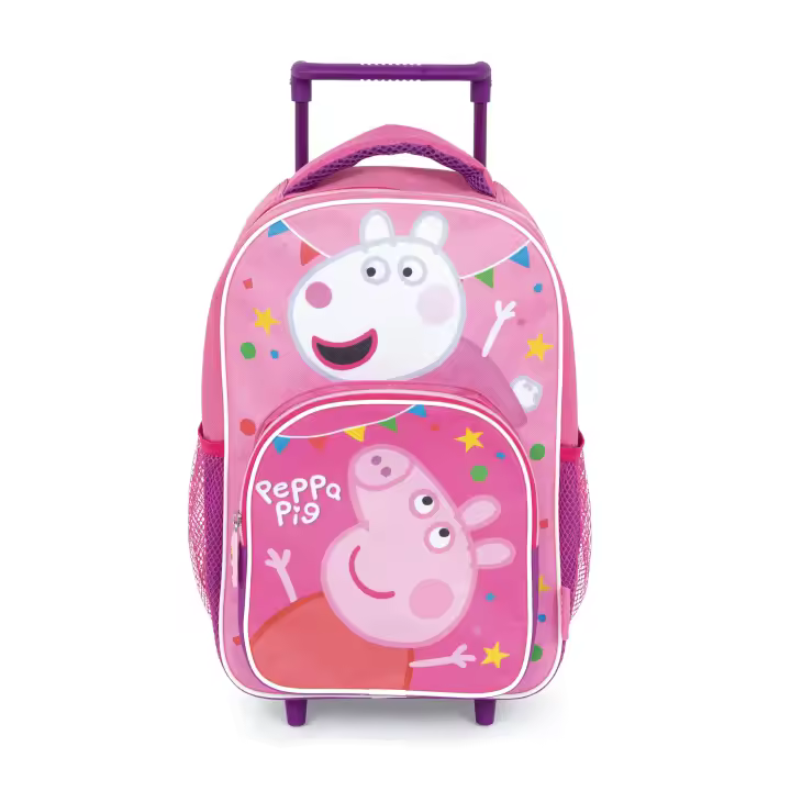 ARDITEX PP16435 Trolley de 24x36x12cm con base plegable de EONE-Peppa Pig - 1