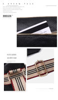 Bolso de mujer de Piel Auténtica, Modern Bolso bandolera de un solo hombro, Primera capa de Piel de Vaca, Bolso de almohada, Bolso de Hombre ancho para Mujer - details 13