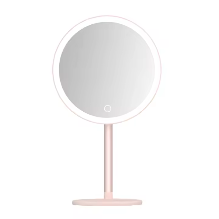 Espejo De Maquillaje DOCO Con Luz LED Ajustable De Alta Calidad Textura Metálica Regalo Perfecto Para El Hogar - 1