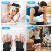 1PC Soporte De Muñeca Ajustable Para Deportes Y Alivio Del Dolor Idóneo Para Levantamiento De Pesas Material De Poliéster Y Nylon - details 8