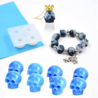 Molde De Silicona De Cráneo Pequeño Para La Creación De Joyas DIY Molde De Epoxy Resina Para Collares Pulseras Colgantes Herramienta De Artesanía - details 0