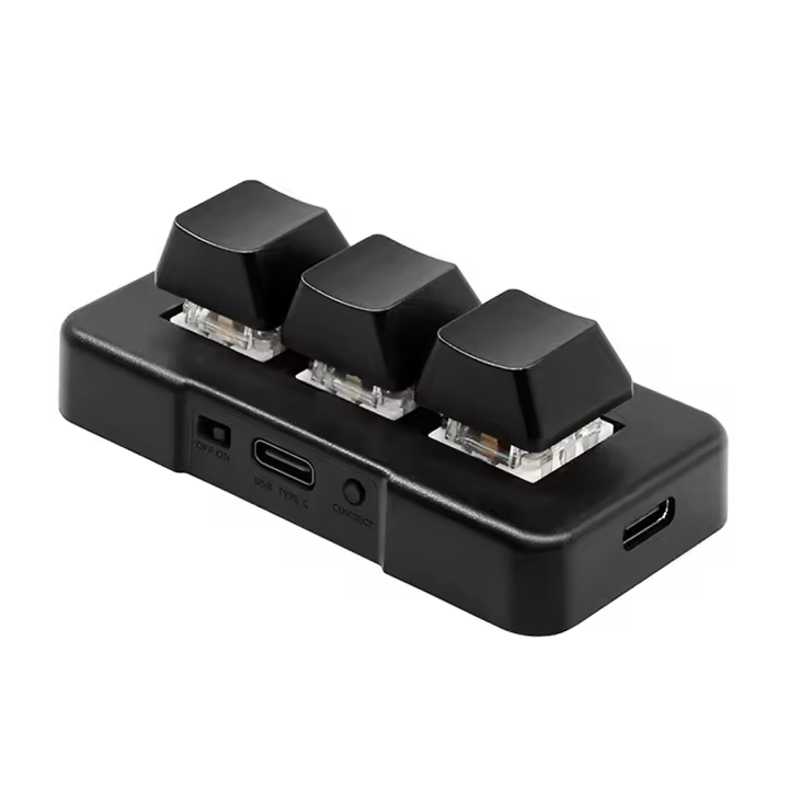 Teclado Mini Personalizado MK321BT Con Interruptores Mecánicos Azules Modo USB+BT Para Escritorio Juego Multimedia - 1