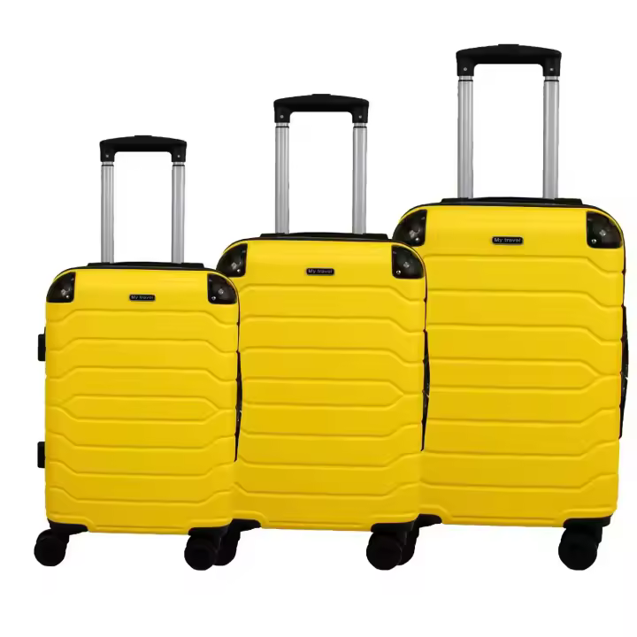 Juego de 3 Maletas de Viaje, Grande 28"(75*48*27cm)/Mediana 24"(66*45*25cm)/Cabina 20"(55*40*20cm). Maletas de Polipropileno, Ligeras y Resistentes, Cerradura Antirrobo con 3 dígitos, Ruedas Silenciosas 360º. - 1