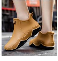 Botas De Lluvia Para Mujer Y Hombre Impermeables Antideslizantes Resistentes Al Desgaste Con Plush Fashion Para Verano E Invierno Protección Del Tobillo - details 24