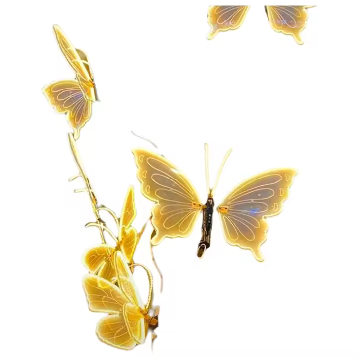 1-Pack Luces LED De Mariposas Para Exterior Dinámicas Y Estáticas Para Crear Un Ambiente Festivo En Bodas Arches De Novios - 1