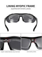 Gafas De Ciclismo Deportivas Polarizadas UV400 Para Hombres Y Mujeres Gafas De Sol Para Montar Bicicleta Mountain Bike Road - details 9