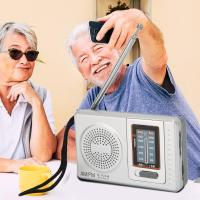 Radio portátil, radio transistor AM FM con chip DSP, altavoz incorporado, diseñada para personas mayores, fácil de usar, adecuada para el hogar, viajes, entretenimiento, trabajo, emergencias. - details 2