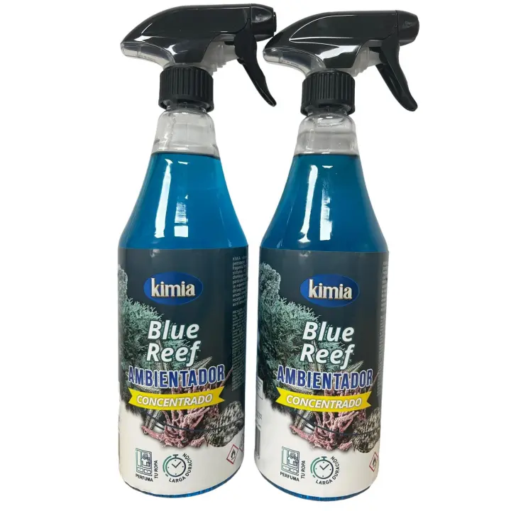 KIMIA PACK 2 AMBIENTADOR PERFUMADOR DE HOGAR CONCENTRADO BLUE REEF 750ml - 1