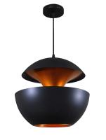 Lámpara Colgante BEL AIR HOME MUNICH Estilo Vintage - Ajustable, Ligera, Ideal para Salones y Bares - Negro y Oro,  Metal - details 3