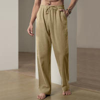 Pantalones deportivos casuales sueltos de lino transpirables de hip-hop para hombre de nueva tendencia de primavera y verano - details 38