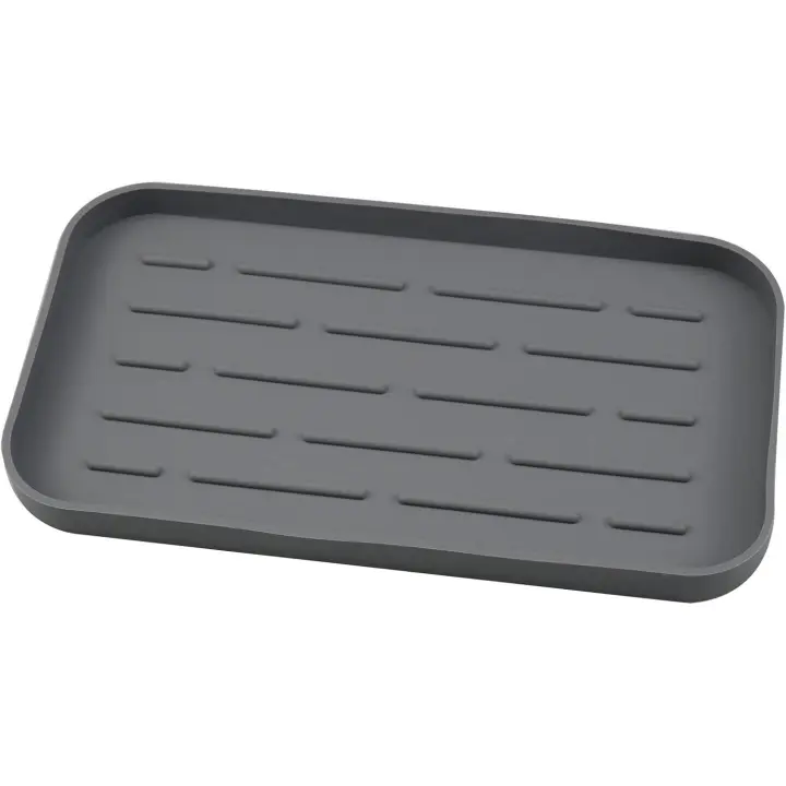 Accesorios de baño - Organizador - Organizador de cubiertos de cocina - Tazas y platos - Tapete de secado - 25 x 14 cm - 1