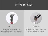 Dispensador De Vino Forma De Pétalos Tapa De Vaciado Y Conservación a Vacío 2-en-1 Almacenamiento Rápido Dispensador De Vino Doméstico Material De Silicona - details 4