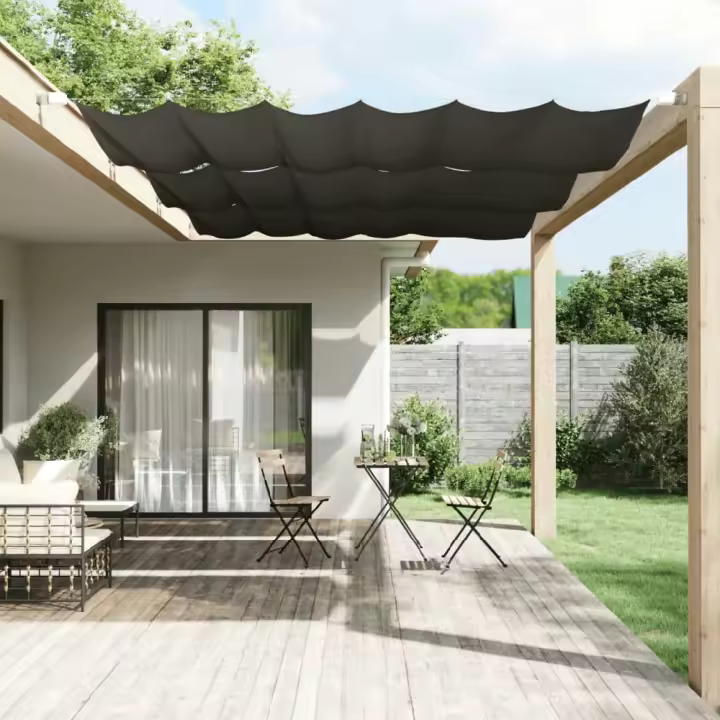 vidaXL TOLDO VERTICAL GRIS ANTRACITA 140X270 CM TELA OXFORD - 1