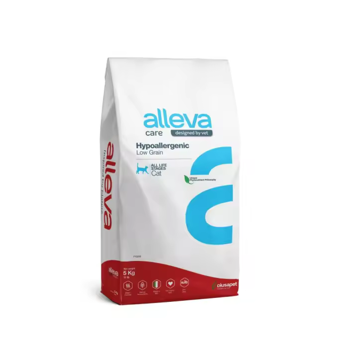 Alleva Care Hipoalergénico Bajo en Cereales para Gatos - 1