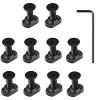 Juego De 10 Piezas De Tornillos Y Tornillos De Reemplazo Para Guardabarros M-LOK Accesorio De Arma De Caça E Esportes Militares Material De Aleación De Aluminio - details 4
