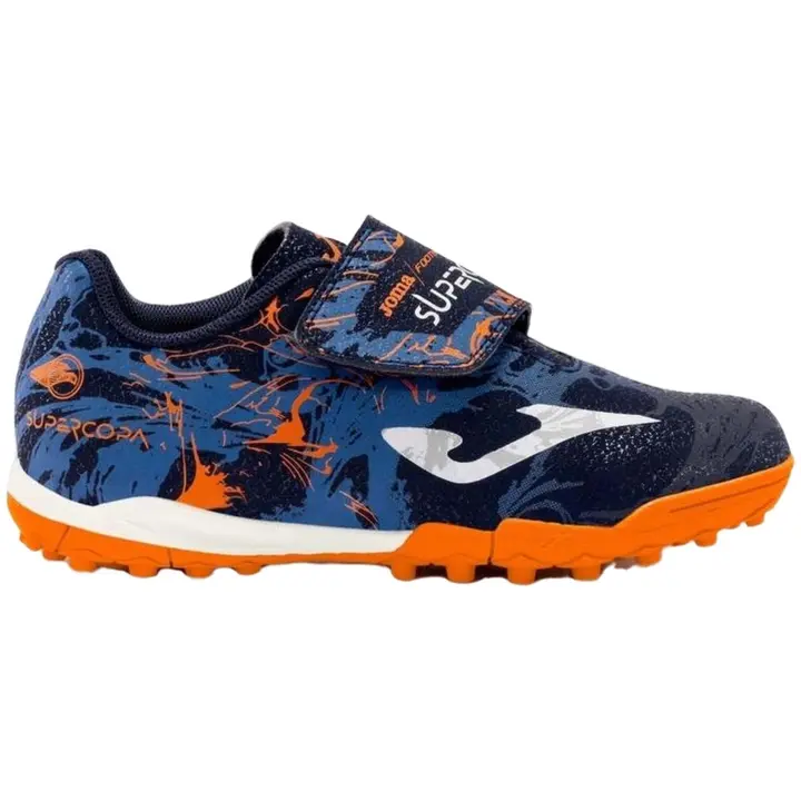 Botas De Futbol Sala Joma modelo SCJW2403TFV para Niñas en color Azul - 1