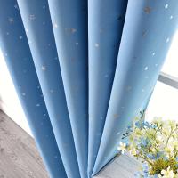 Cortinas Para Niños Con Estrellas Y Negro Resistente Al Sol Para Dormitorio Y Sala De Estar Ventanas Modernas De Doble Capa Sin Encaje - details 16