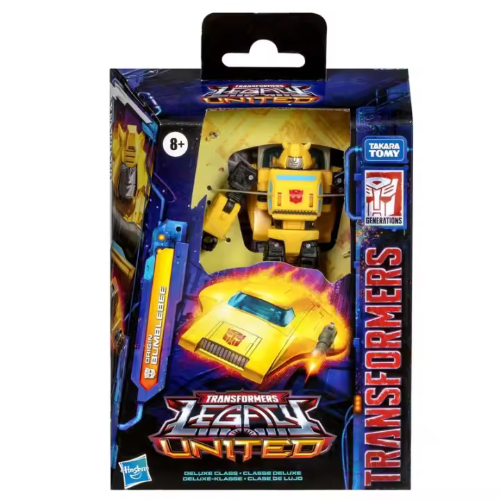 Figura Deluxe Origin Blumblebee Transformers Legacy United 14cmFigura  Coleccionable - Idea de Regalo- Mercancia Oficial - Juguetes para Niños y Adultos - Movies Fans - Muñeco para Coleccionistas y Exposición - 1