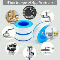 10pcs Cinta Teflon Para Sellado De Tubos De Agua - Impermeable Y Duradero Para Uso Indoor En Superficies De Plástico - details 1