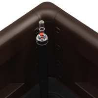 vidaXL Arriate con sistema de riego automático moca 100x43x33 cm - details 4