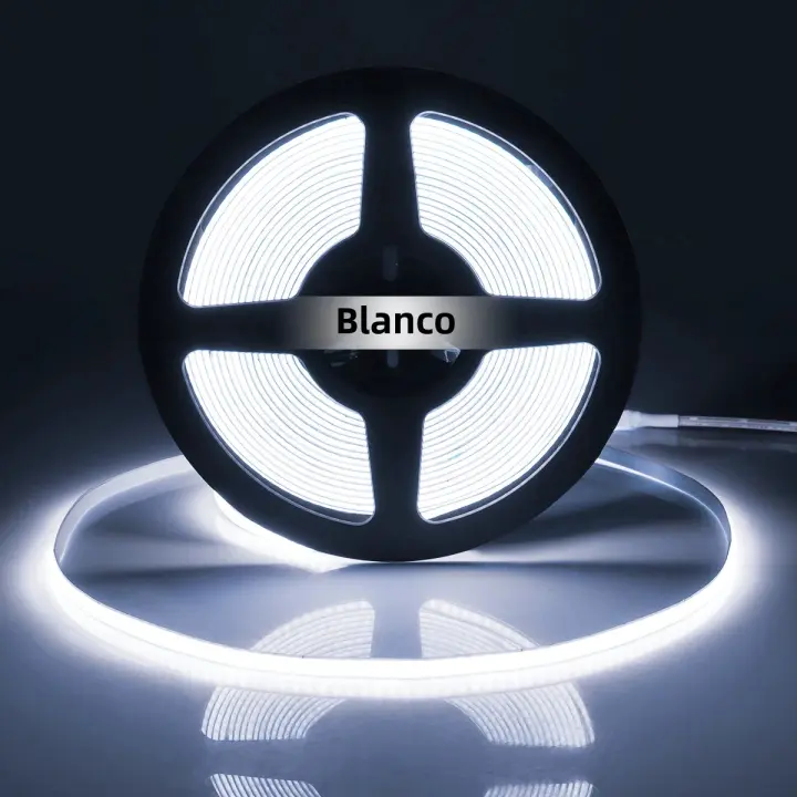 Tira De Luz LED COB Flexible 12V Alta Brillo Para Cocina Armario TV Decoración De Habitaciones Y Coche Tape De Neón Luz De Escritorio - 1