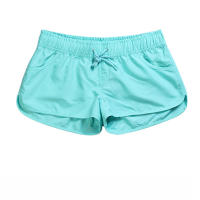 Shorts De Verano Para Mujer Cintura Alta Elástica Con Bolsillos Casual Lace up Knitting Fitness Y Deportes Bottom Loose - details 2