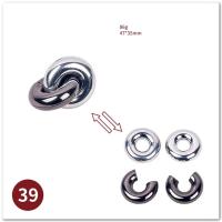 Juguete De Lógica Para Adultos Metálico De Aluminio 3D Juego De Desbloqueo De Cerraduras Laberinto Juguete De Resolución De Puzzles - details 19