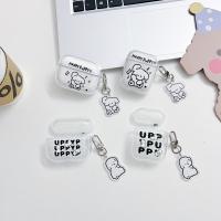 Funda Protectora Para AirPods 1/2/3/Pro Con Patrón De Perro Lindo Funda De Orejas Para Auriculares Accesorio De Cabeza Funda De Estuche - details 0