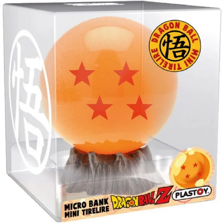 Figura Hucha Dragon Ball Bola 4 Estrellas 9cm - 1