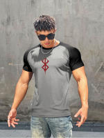 Camiseta De Compresión Para Hombre Anime Berserk Guts Fitness Running Deporte Técnica De Secado Rápido Transpirable Para Verano - details 5