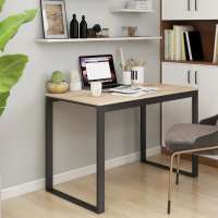 vidaXL Escritorio de ordenador madera ingeniería en color blanco y roble/Negro/Blanco y más | estructura resistente ideal para salón dormitorio o estudio - details 3