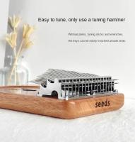 Kalimba De 41 Teclas Madera Okoume Tono C Precisión Profesional Acústico Piano De Dedos Tres Capas Útiles Para Principiantes Y Profesionales - details 7