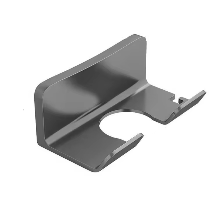 Soporte Para Secador De Pelo De Pared Organizador De Baño Estante Adhesivo Plástico Para Secador Y Linterna Blanco/Gris/Negro - 1