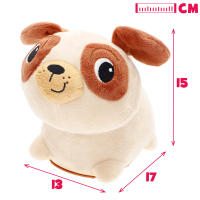 Winfun - Perro de juguete con melodías, 13x17x15 cm, textura suave, ladra y emite sonidos, peluche interactivo, mascotas juguetes, perros de peluche realistas con movimiento, perritos de juguete que andan, Regalo niños 6 meses - details 3