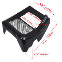 Cubierta De Barra De Radiador Y Spoiler Frontal Para Harley Road King Electra Street Glide FLHR FLTRX 17-2025 Negro Brillante Accesorio De Motocicleta - details 11
